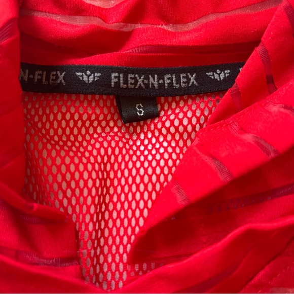 Flex-N-Flex Vibrant Red Hoodie S - Picture 6 of 7